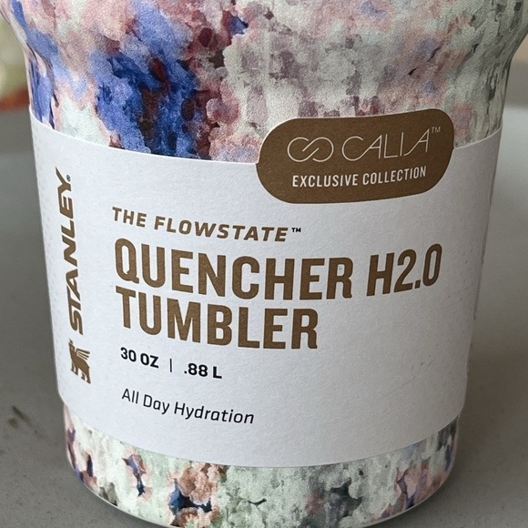 NWT Authentic Stanley x CALIA 30 oz. Quencher H2.0 FlowState Tumbler Olive Eden - Picture 5 of 6